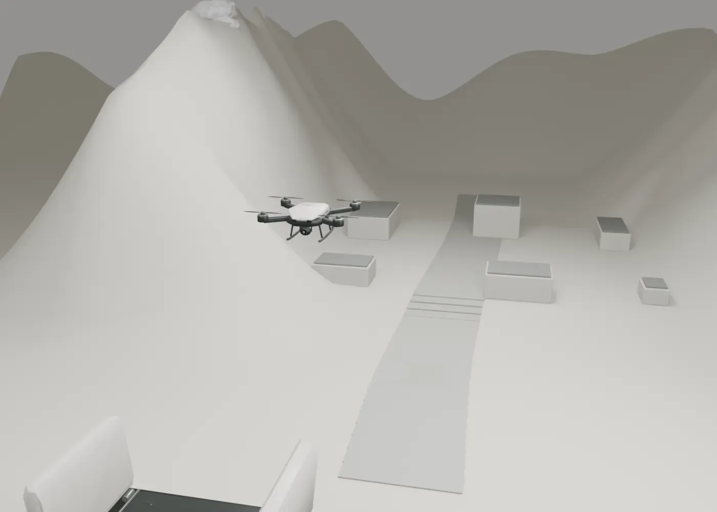 Fictional terrain / no field flight or location claim.